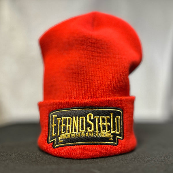 Placaso cuff beanie (red) – EternoSteelo Culture